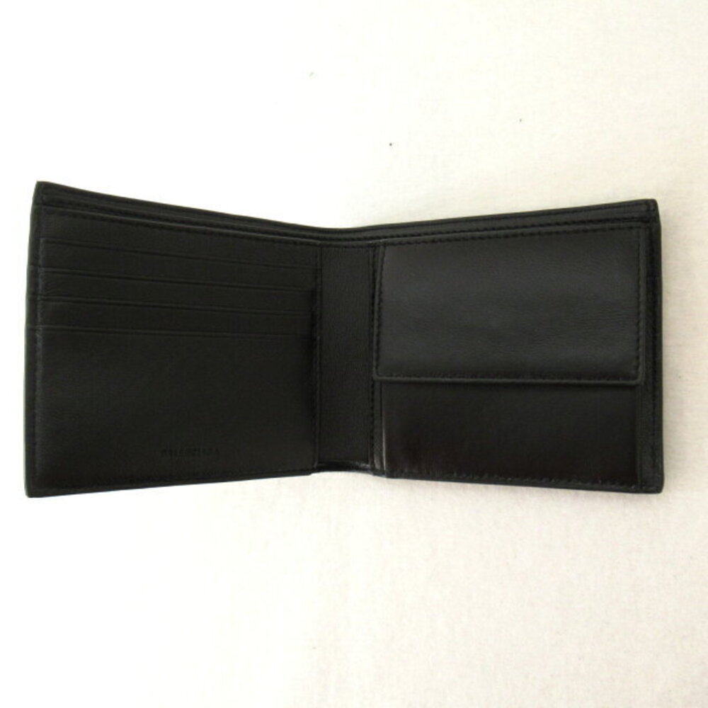 Balenciaga Bifold Black Leather Wallet - Picture 3 of 9